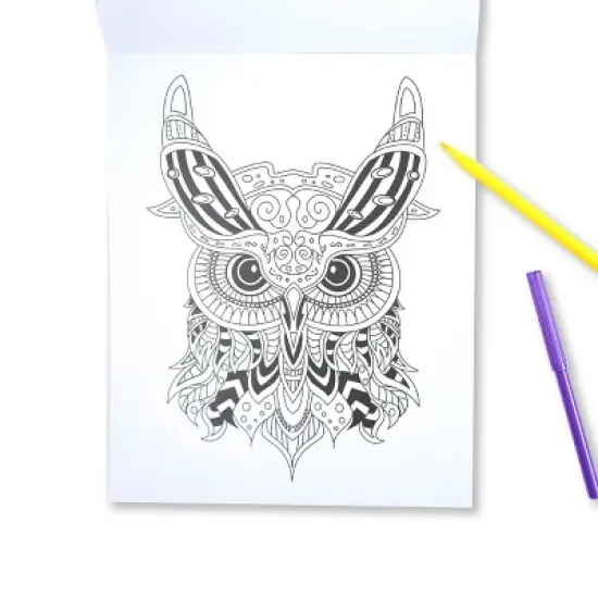 Complex Coloring Book with Markers Animal - Bullseye's Playground&trade; image {2}