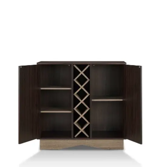 Cespi 16 Bottle Wine Cabinet Wenge - miBasics image {4}