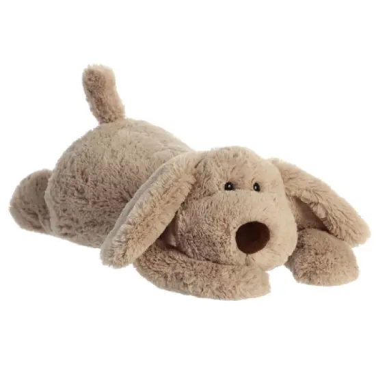 Aurora Huggle Buddies 13" Dexter Dog Brown Stuffed Animal image {2}