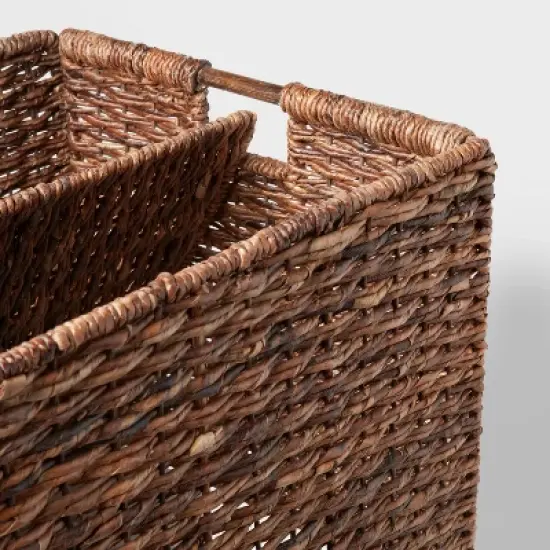 Woven Abaca Folding Lidded Cube Brown - Brightroom&trade; image {2}