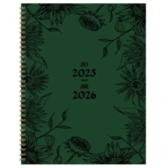 TF Publishing July 2025 - June 2026 Garden of Green Large Weekly Monthly Planner image {8}