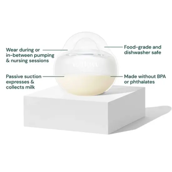 WILLOW Passive Manual Breast Pump - 3oz image {2}