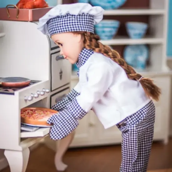 The Queen's Treasures 18 Inch Doll 6 Piece Pastry Chef Clothing Outfit image {2}