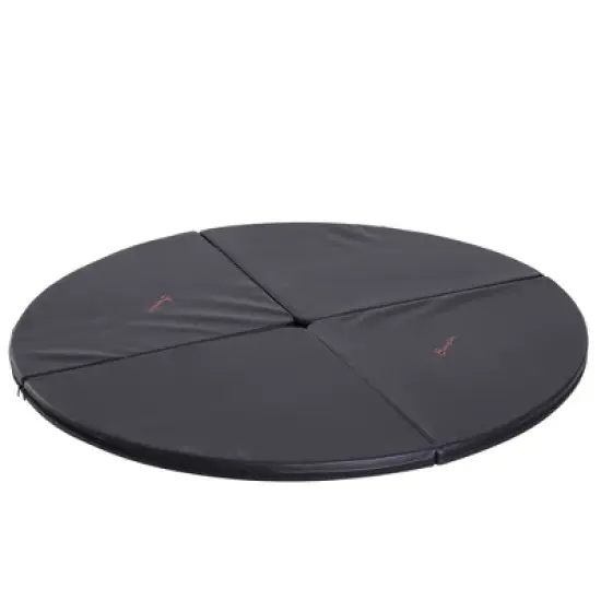 Soozier 2" T x 5' W Round Folding Portable Pole Dance Crash Mat image {5}