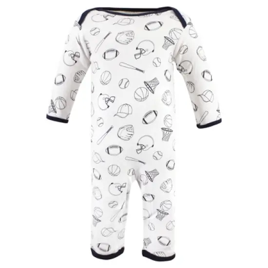 Hudson Baby Infant Boys Cotton Coveralls, Love Mom image {4}