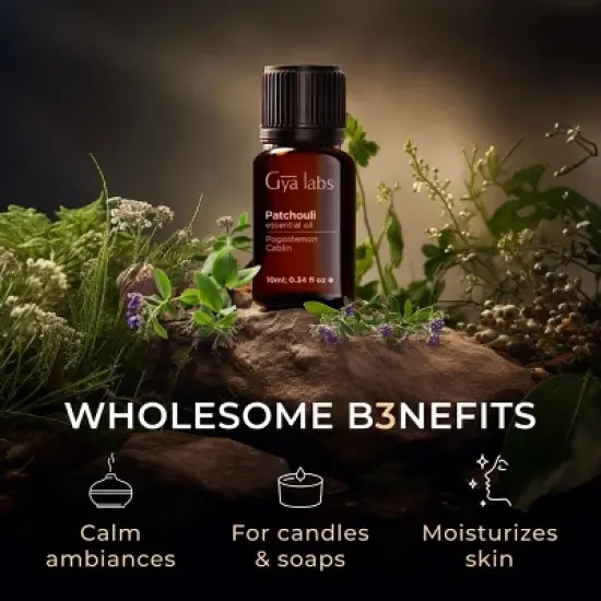 Gya Labs Patchouli Essential Oil - 0.34 Fl Oz - image {4}