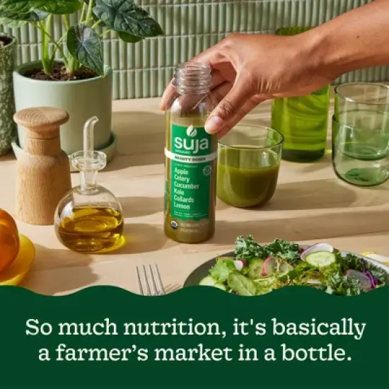 Suja Organic Mighty Dozen Cold Pressed Juice Drink - 12oz Bottle image {6}