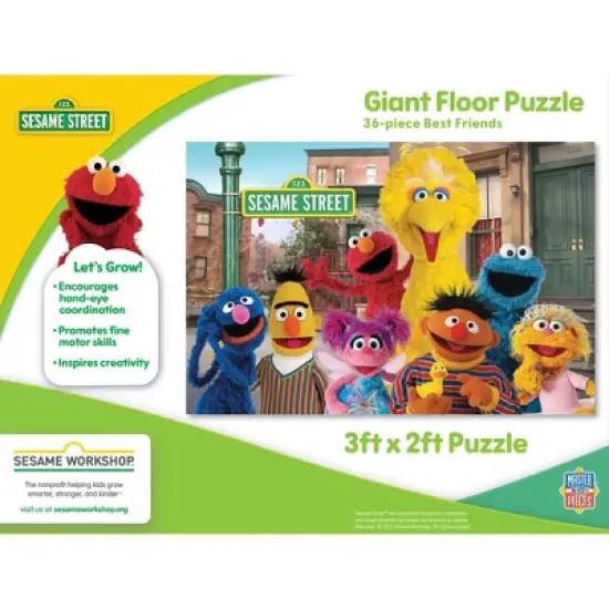MasterPieces 36 Piece Jigsaw Puzzle for Kids - Sesame Street Best Friends image {3}