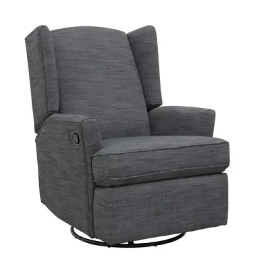 Second Story Home Hemingway Wingback Swivel Recliner image {5}