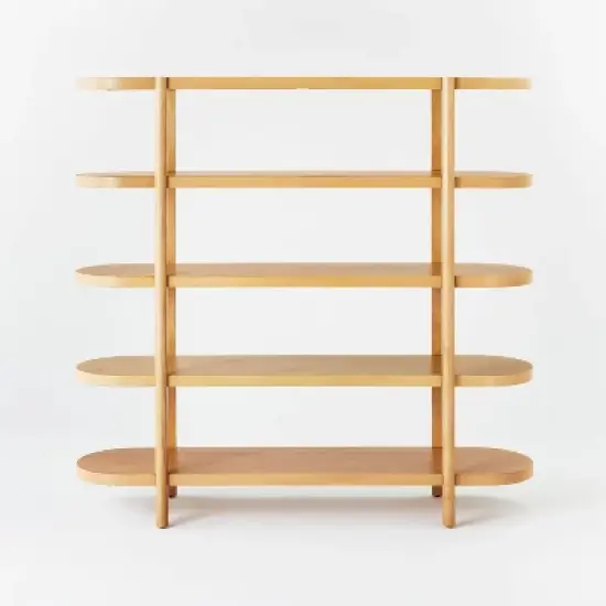 57" Portola Hills 5 Shelf Horizontal Bookcase - Threshold&trade; designed with Studio McGee image {2}