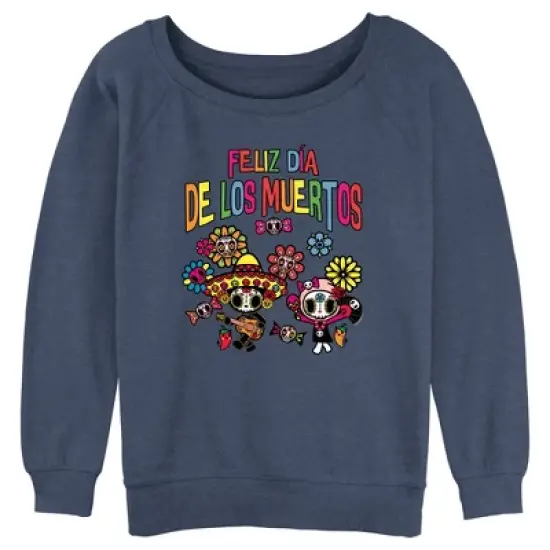 Junior's Tokidoki Adios and Ciao Ciao Feliz Dia de los Muertos Sweatshirt image {3}