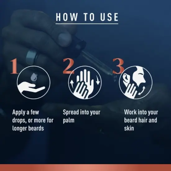 King C. Gillette Men's Beard Oil with Argan Oil - 1 fl.oz image {4}