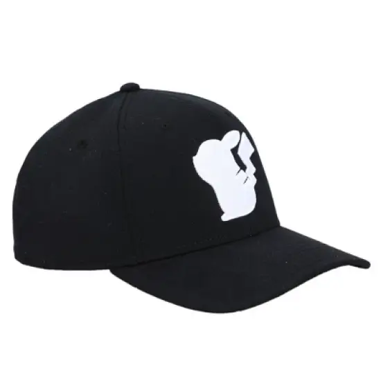 Pokemon Anime Cartoon Pikachu Embroidered Character Black Snapback Hat image {2}