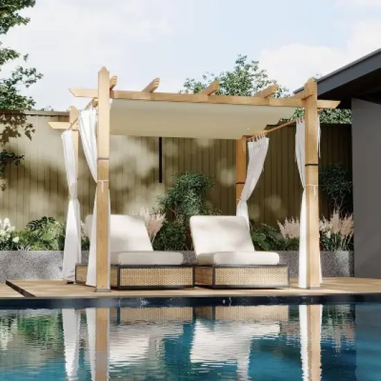 GustoWave 10x10 FT Outdoor Pergola Gazebo for Patio, Backyard, Garden image {4}