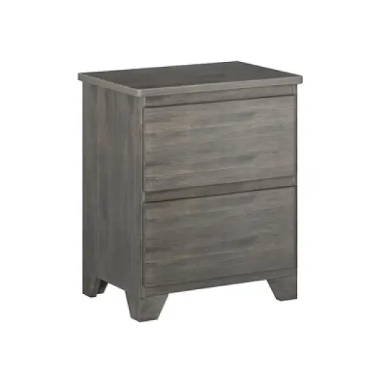 Max & Lily Farmhouse Nightstand with 2 Drawers image {5}