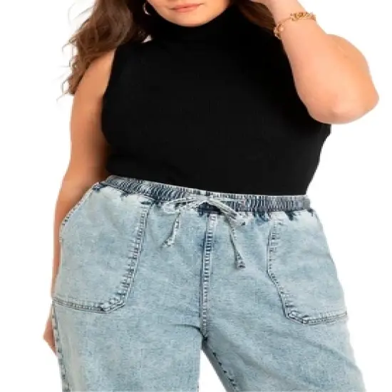 ELOQUII Women&rsquo;s Plus Size Turtleneck Layering Sweater image {4}