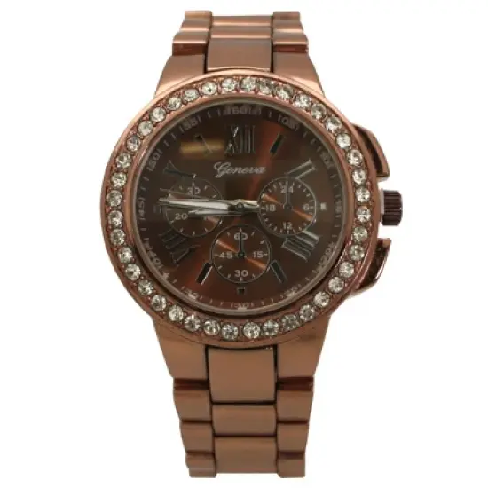 Olivia Pratt Rhinestone Roman Numeral Boyfriend Watch image {4}