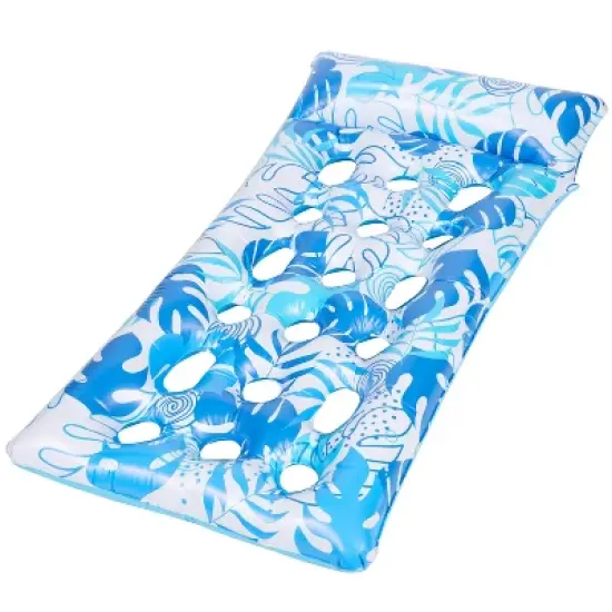 Joyfy Pool Floats Lounger with Headrest, Pool Floaties for Adult, Inflatable Pool Lounge Chairs, Sun Tanning Floaty Raft for Lake Beach Pool Party image {7}