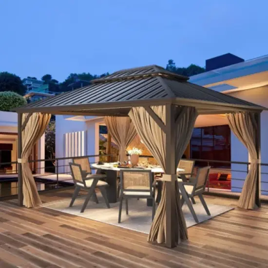 EROMMY Metal Patio Gazebo image {1}