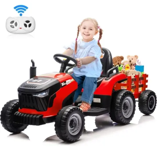 JOYRACER 2WD 24V 2-Seater Electric Ride-On UTV for Kids, 2&times;75W Motors, Remote Control, LED Lights, Spring Suspension, 3 Speeds & Bluetooth Music image {12}