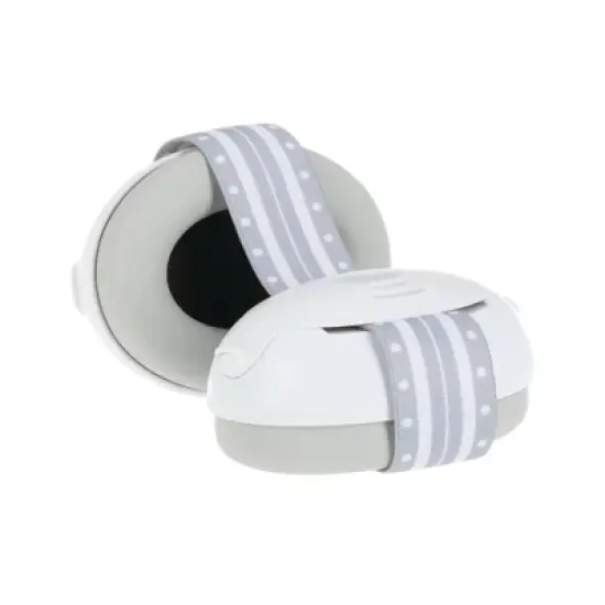 Nuby Baby Earmuffs with Travel Bag - White image {6}