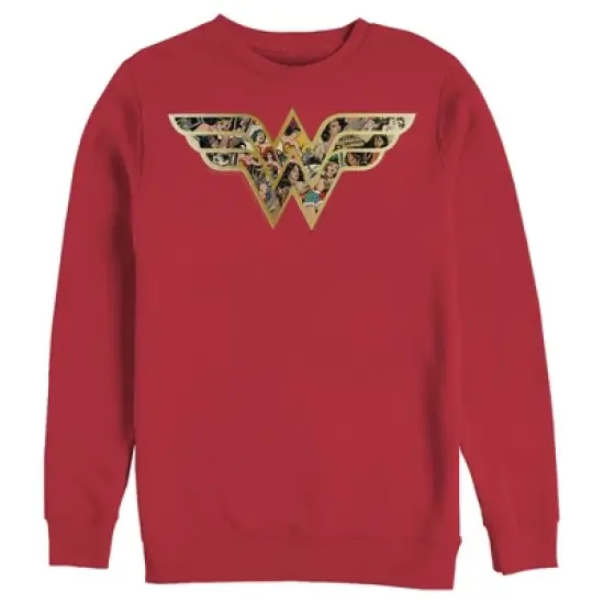 Men's Justice League Symbol Build Up Fill Sweatshirt image {2}