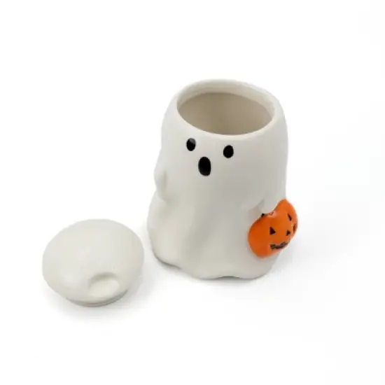 Novelty Ceramic Vessels Ghost with Lid - Bullseye's Playground&trade; image {2}