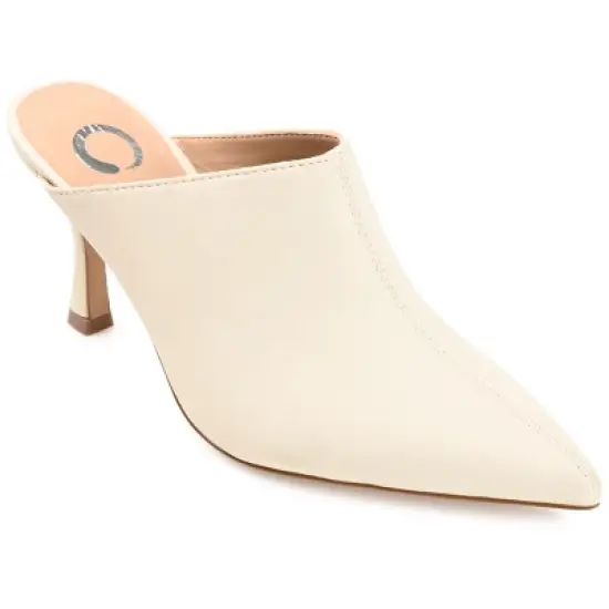 Journee Collection Womens Shiyza Mules High Stiletto Pointed Toe Pumps image {12}