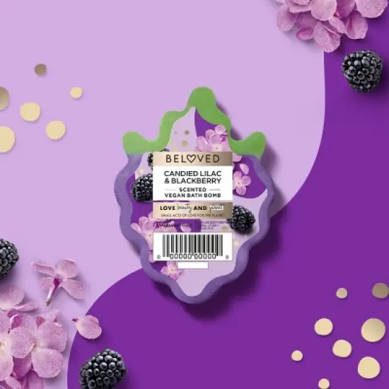 Beloved Candied Lilac & Blackberry Bath Bomb - 4.2oz image {3}