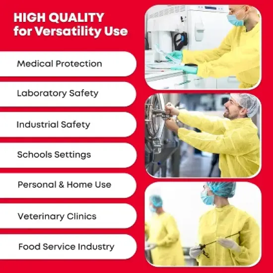 Isolation Gown, Yellow image {5}