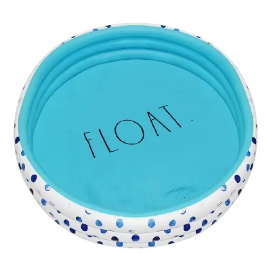 CocoNut Float Rae Dunn 54" Mini/Kiddie Pool - Indigo Polka Dot Patterned image {5}