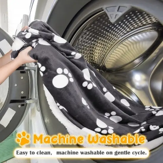 Kritter Planet Waterproof Blanket for Dogs Cats, Washable Furniture Protector Reversible Fleece Couch Cover, Ideal for Indoor Outdoor Use image {5}