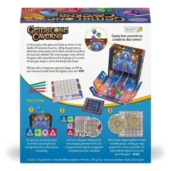 Ravensburger ThinkFun Gemstone Caverns Dice Board Game: Creative Thinking, 2-4 Players, 30-45 Minutes Play image {2}