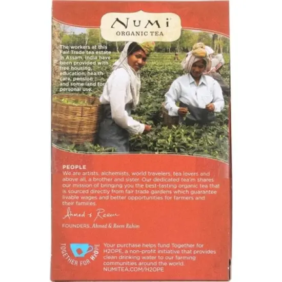 Numi Organic Golden Chai Black Tea - Case of 6/18 Bags image {2}