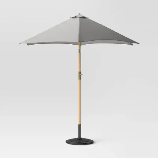 9'x9' Market Patio Umbrella - Light Wood Pole - Threshold&trade; image {13}