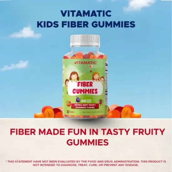 Kids Fiber Gummies - 60 Gummies image {3}