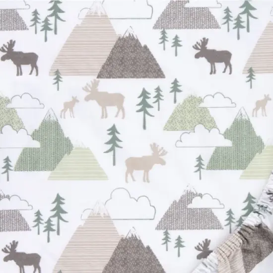 Trend Lab Changing Pad Cover - Mountain Baby image {2}