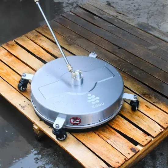 EDOU DIRECT 18" Pressure Washer Surface Cleaner with Wheels, 4000 PSI Max image {1}