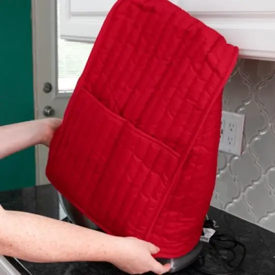 John Ritzenthaler Co. Kitchen Mixer Appliance Cover with Pockets (APPLIANCE NOT INCLUDED)  Paprika image {4}