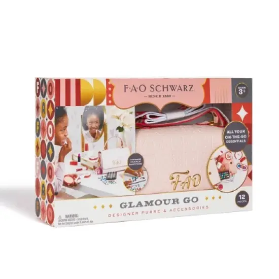 FAO Schwarz Glamour Go Designer Purse & Accessories image {4}