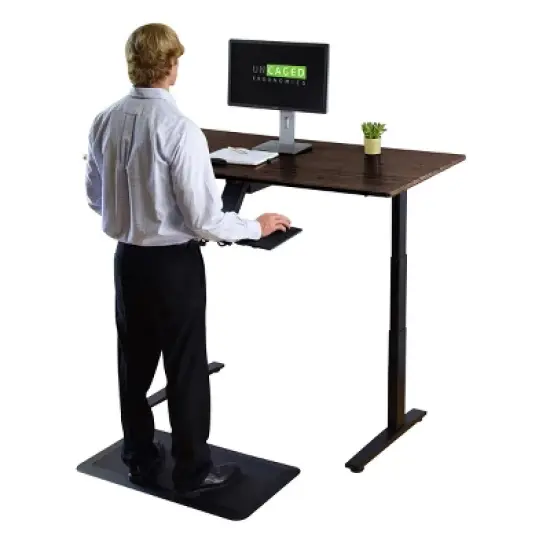 60"x30" Electric Standing Desk with Adjustability Bamboo - Uncaged Ergonomics image {3}