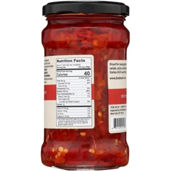 Divina Chopped Calabrian Peppers - Case of 6/10.6 oz image {2}