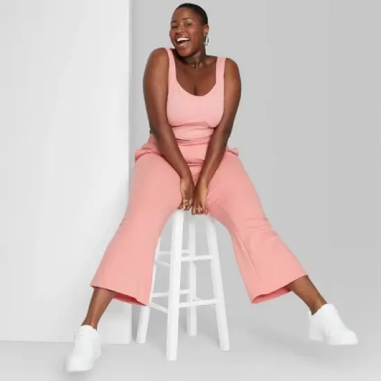 Women's High-Rise Wide Leg French Terry Sweatpants - Wild Fable&trade; image {7}