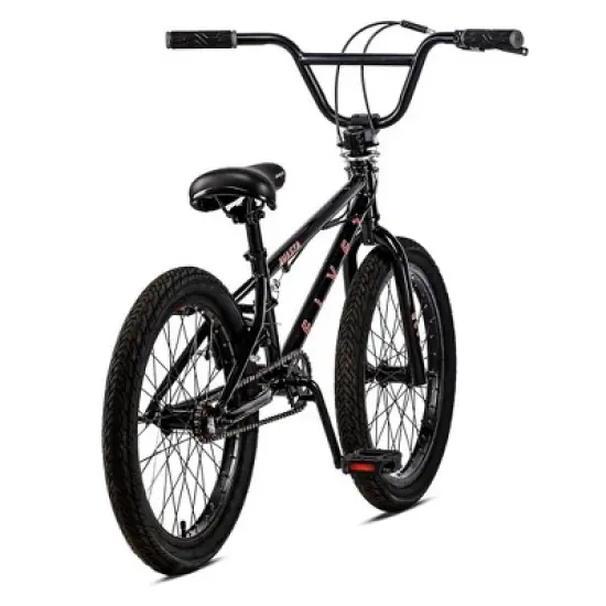 AVASTA 20 Inch Kid Freestyle BMX Bicycle for Beginner Riders with Steel Frame, Single Speed Drivetrain, and Rear Caliper Brakes, Ages 8 & Up, Black image {1}