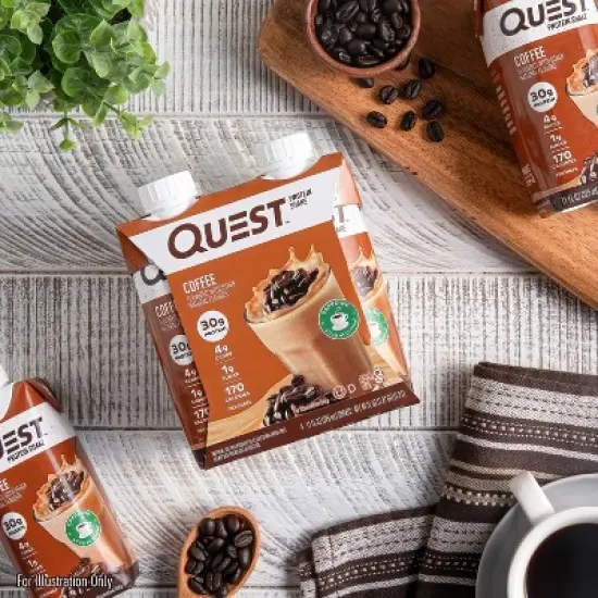 Quest Nutrition Ready To Drink Protein Shake - Coffee - 4ct image {5}
