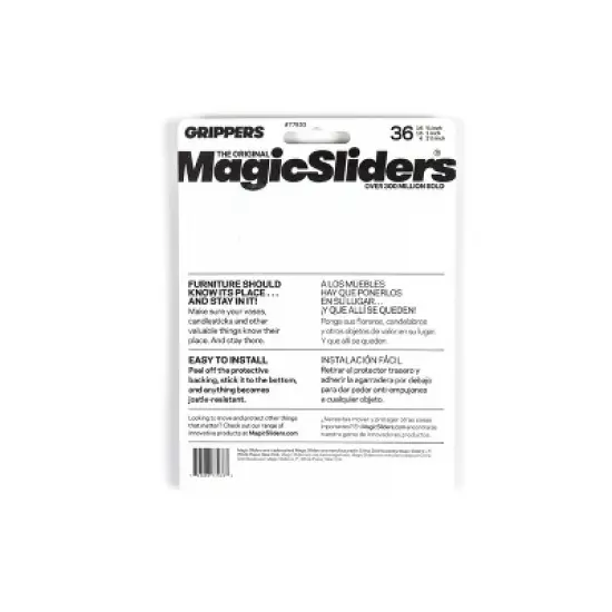 Magic Sliders Adhesive Gripper Value Pack Black image {1}