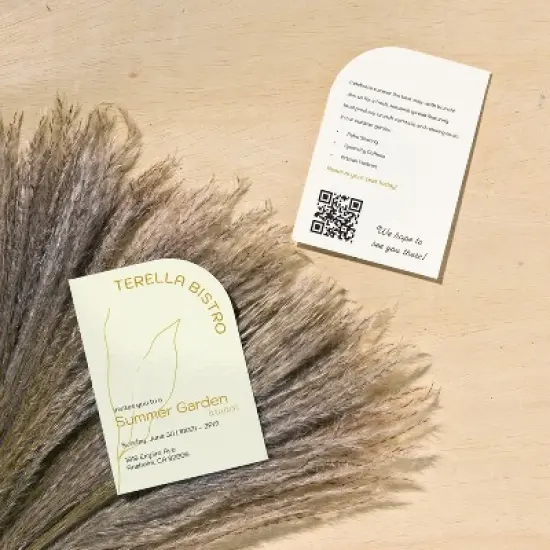 Avery Printable Single Rounded Corner Rectangle Flat Cards, 3-1/2" x 5", Glossy White Cardstock, Print-to-The-Edge, Laser/Inkjet Printable, 100 Total image {6}