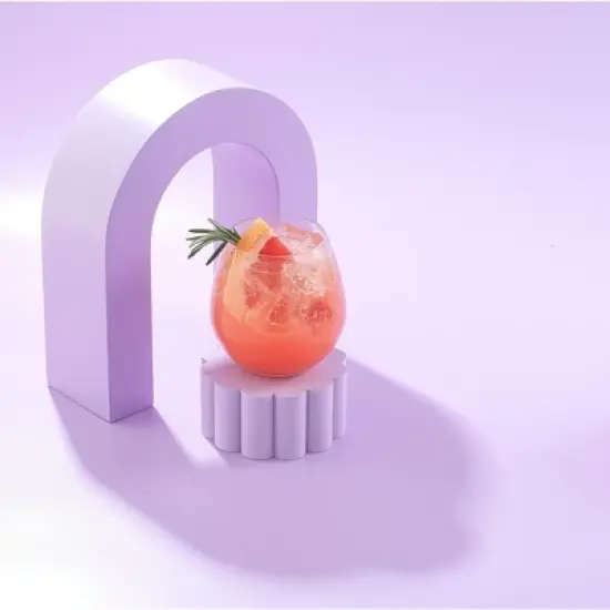 JoyJolt Spirits Stemless Wine Glasses for White or Red Wine - Set of 8 -15-Ounces image {5}