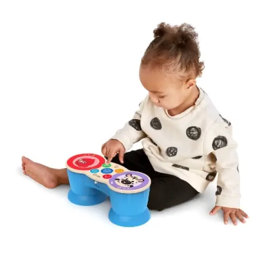 Baby Einstein Upbeat Tunes Magic Touch Wooden Drum Musical Toy image {7}