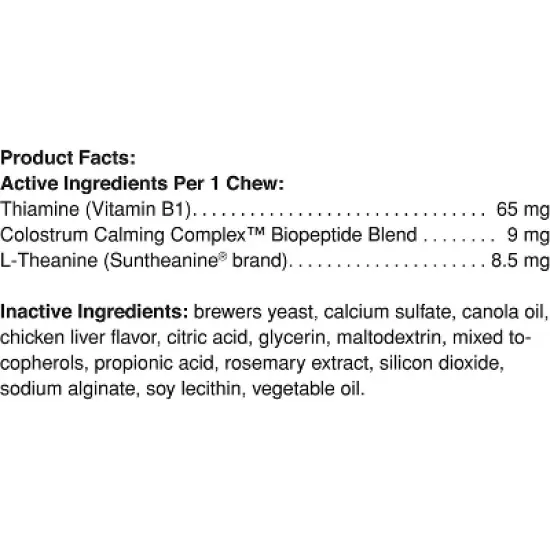 Pet Naturals Calming for Cats, Behavior and Anxiety Support Treat, Chicken Liver Flavor, 30 count image {2}